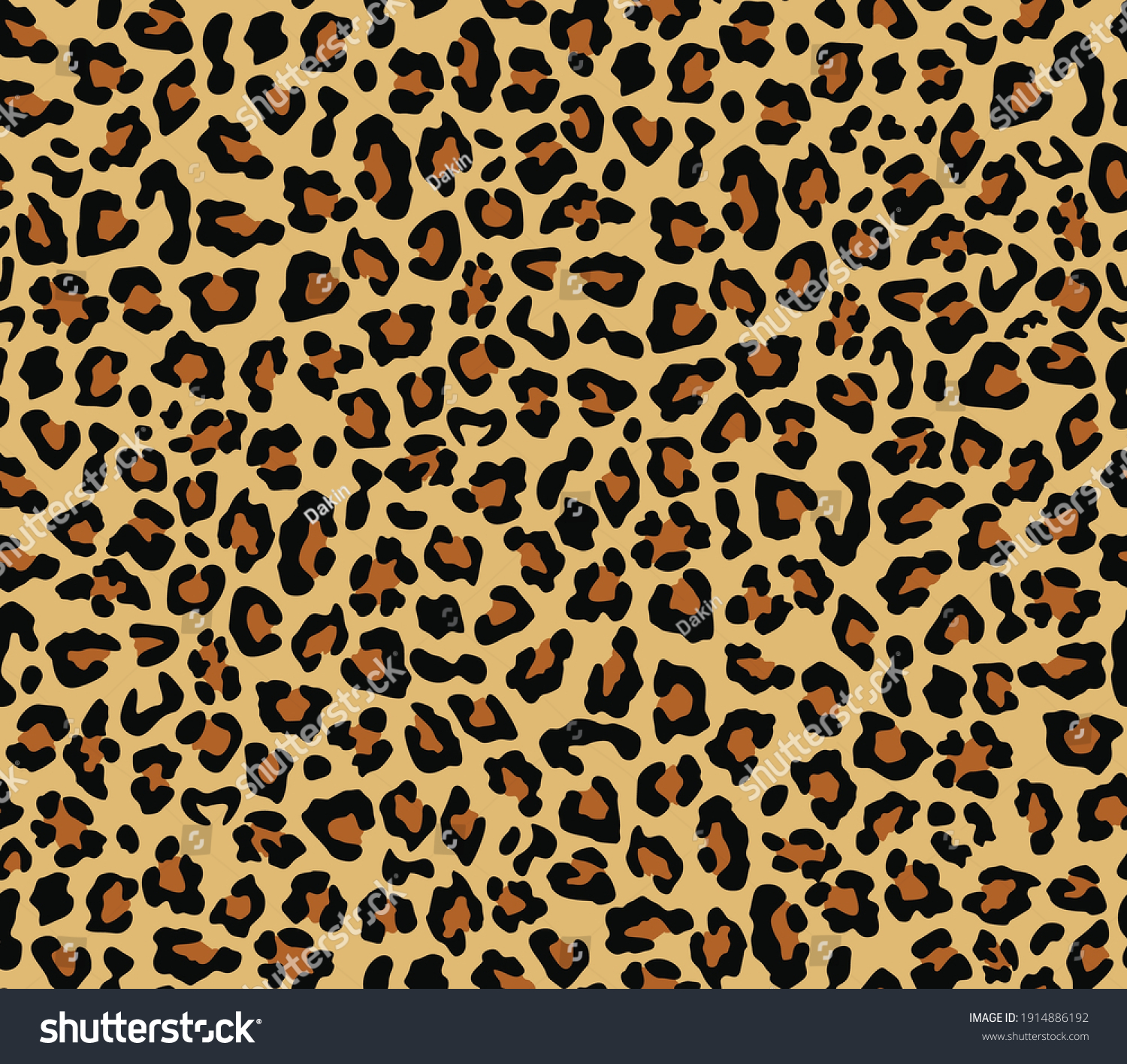 
Camouflage leopard vector seamless pattern yellow background stylish print #1914886192