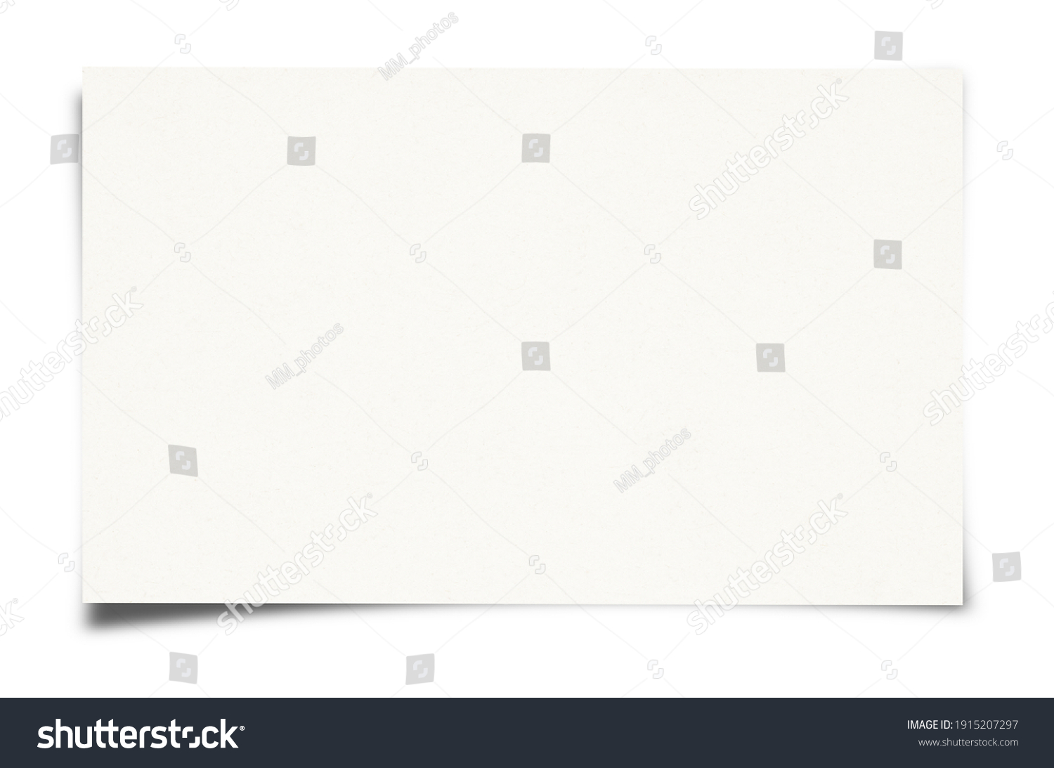 White Paper sheet isolated on white background	 #1915207297