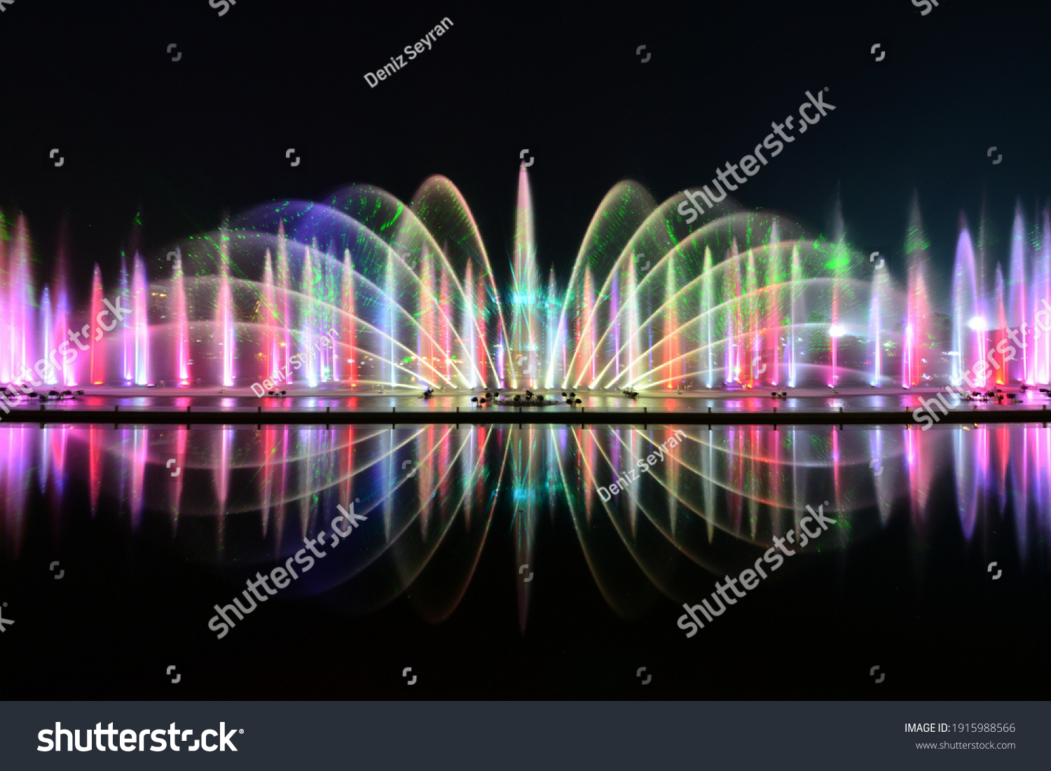 A fountain is a piece of architecture which pours water into a basin or jets it into the air to supply drinking water andor for a decorative or dramatic effect. #1915988566
