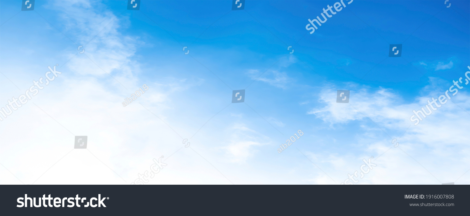 Air clouds in the blue sky.blue backdrop in the air. abstract style for text, design, fashion, agencies, websites, bloggers, publications, online marketers, brand, pattern, model, animation, #1916007808
