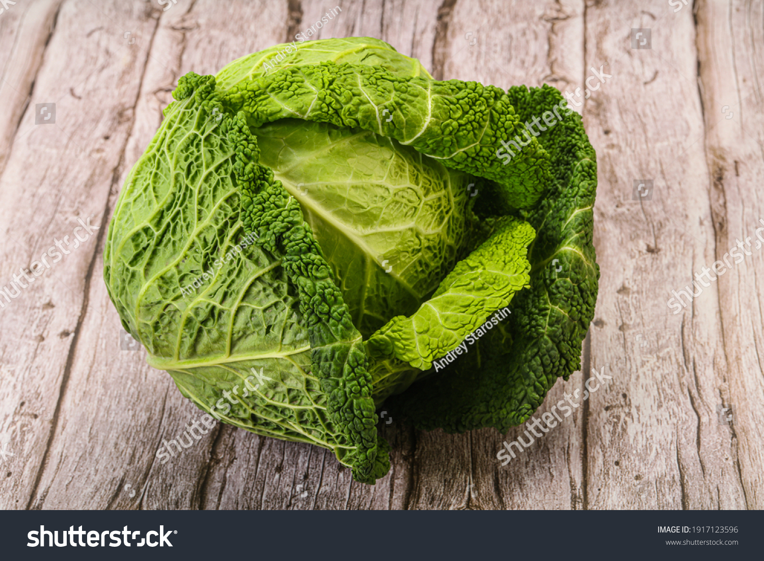 Organic Savoy Cabbage dietary for cooking #1917123596