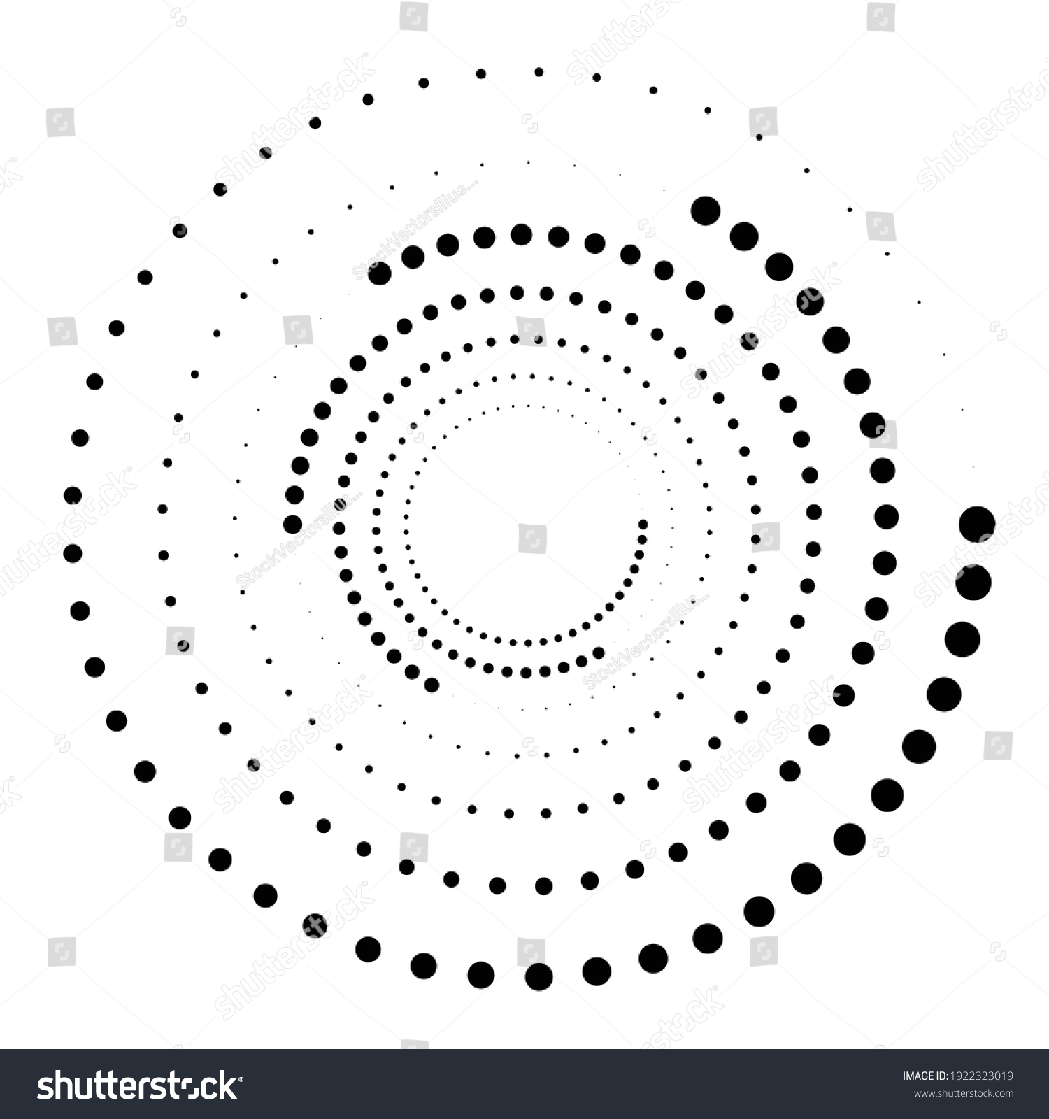 Dots, circles spiral, swirl, twirl - Royalty Free Stock Vector ...