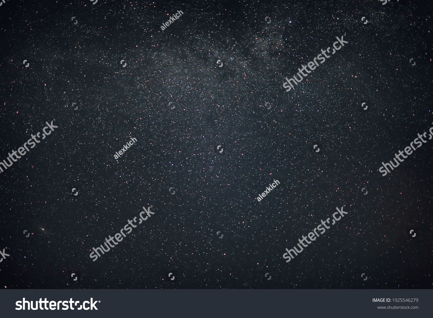 sky in the night with stars planets and comets #1925546279