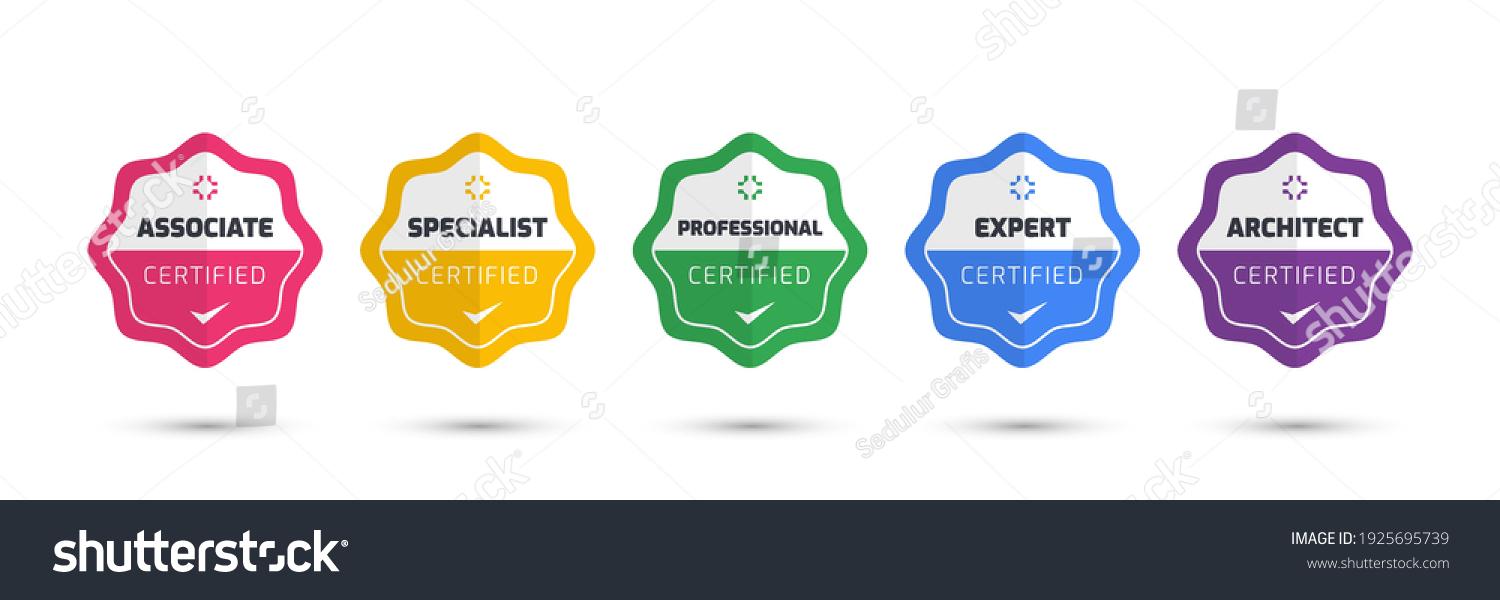 Digital Certification emblem with modern concept design. Certified logo badge template. Vector illustration. #1925695739