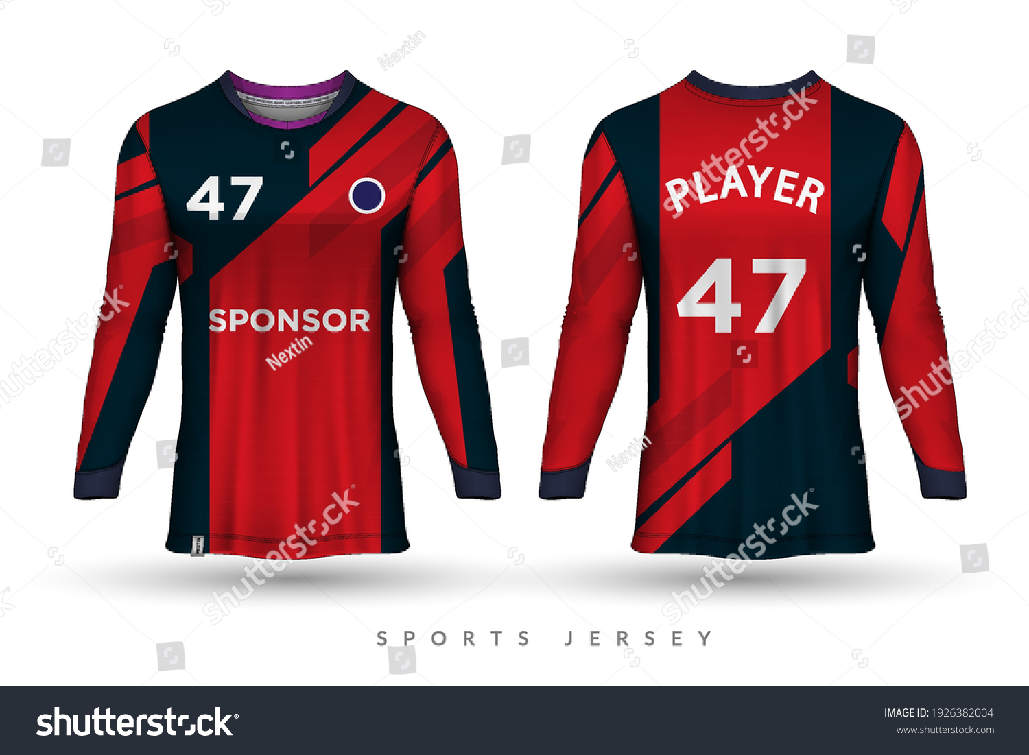 Download Soccer Jersey And T Shirt Sport Mockup Template Royalty Free Stock Vector 1926382004 Avopix Com