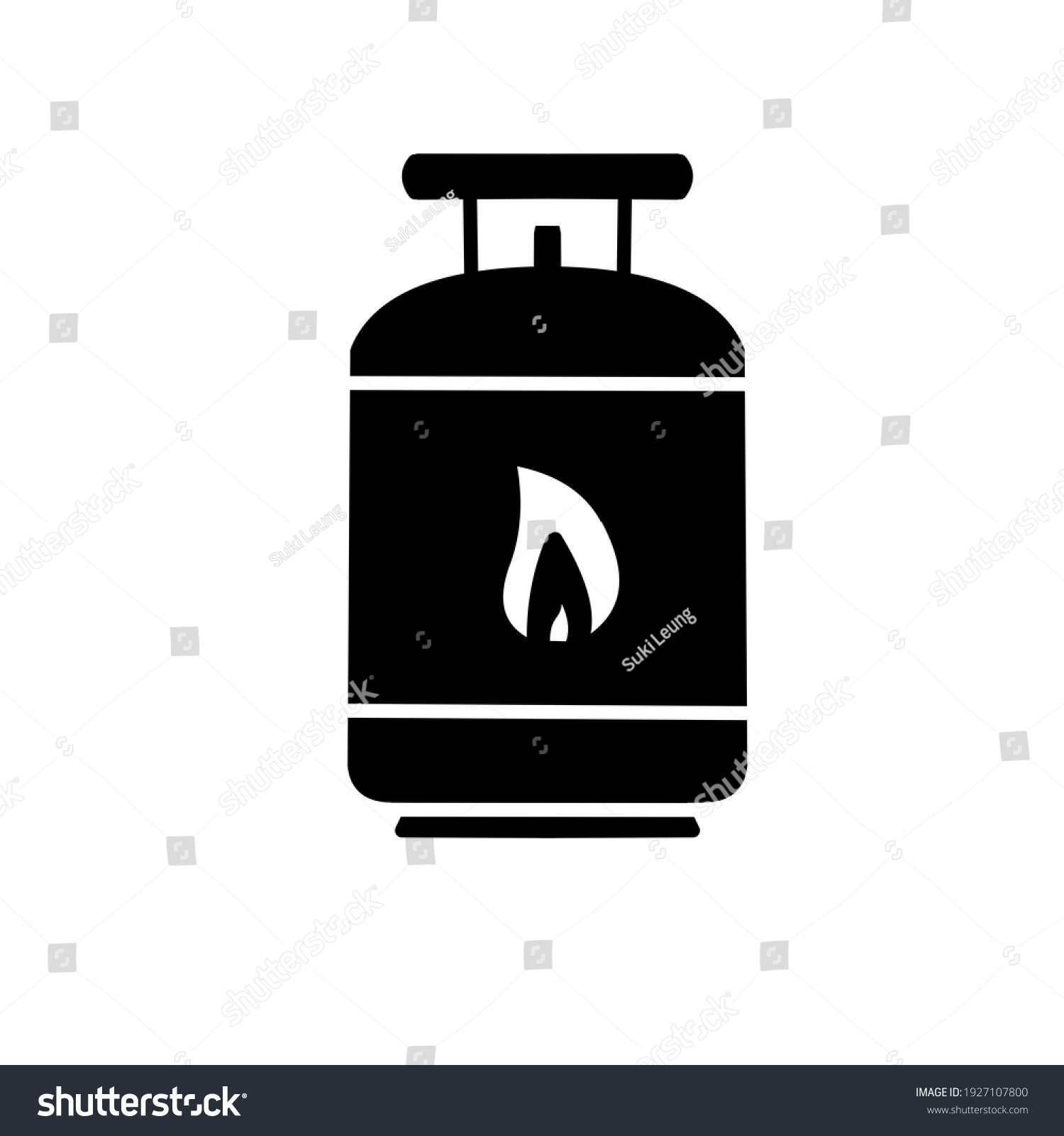 a LPG cylinder icon logo template - Royalty Free Stock Photo 1927107800 ...