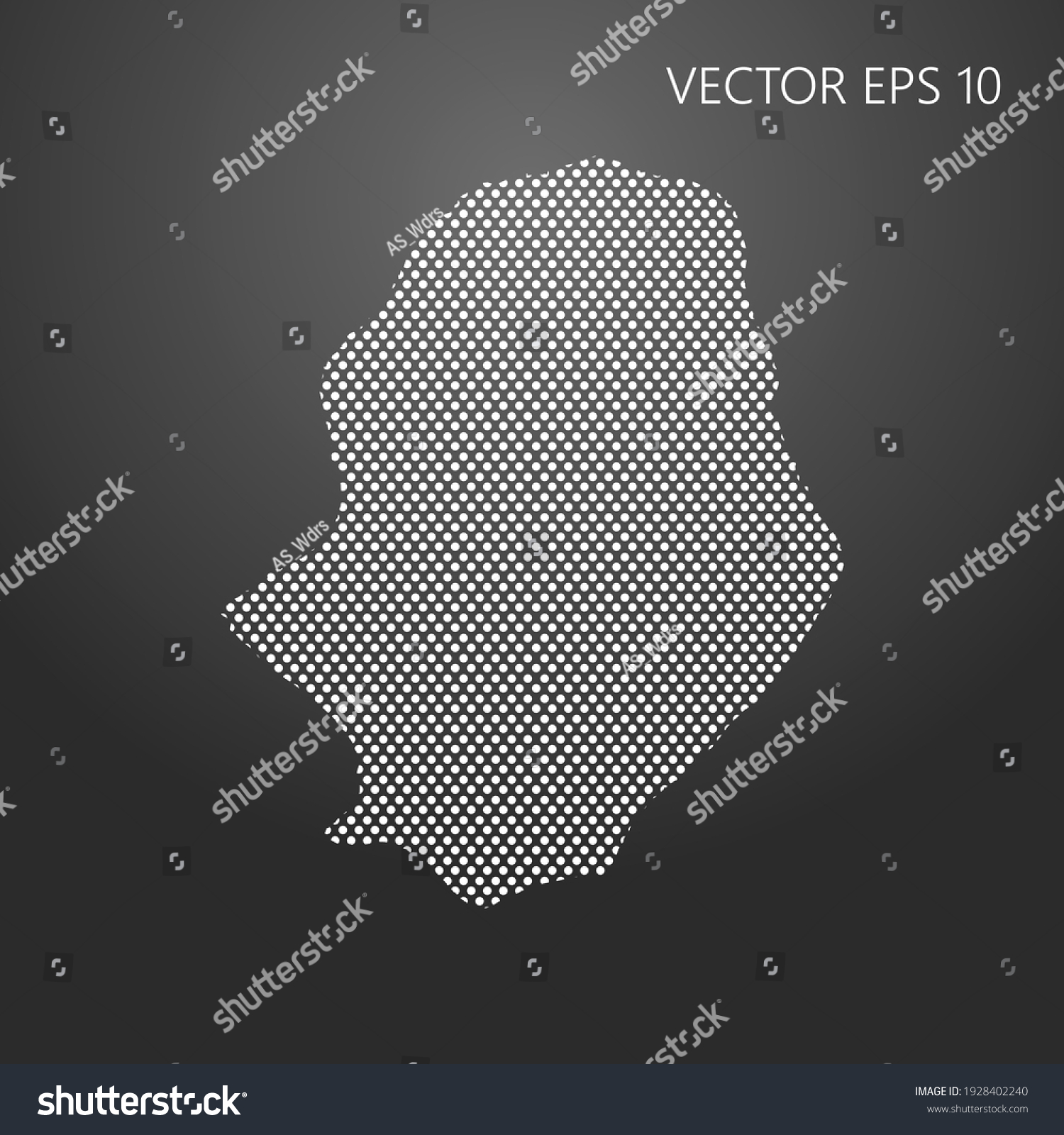 Dotted Map Of Niue Vector Illustration Eps10 Royalty Free Stock