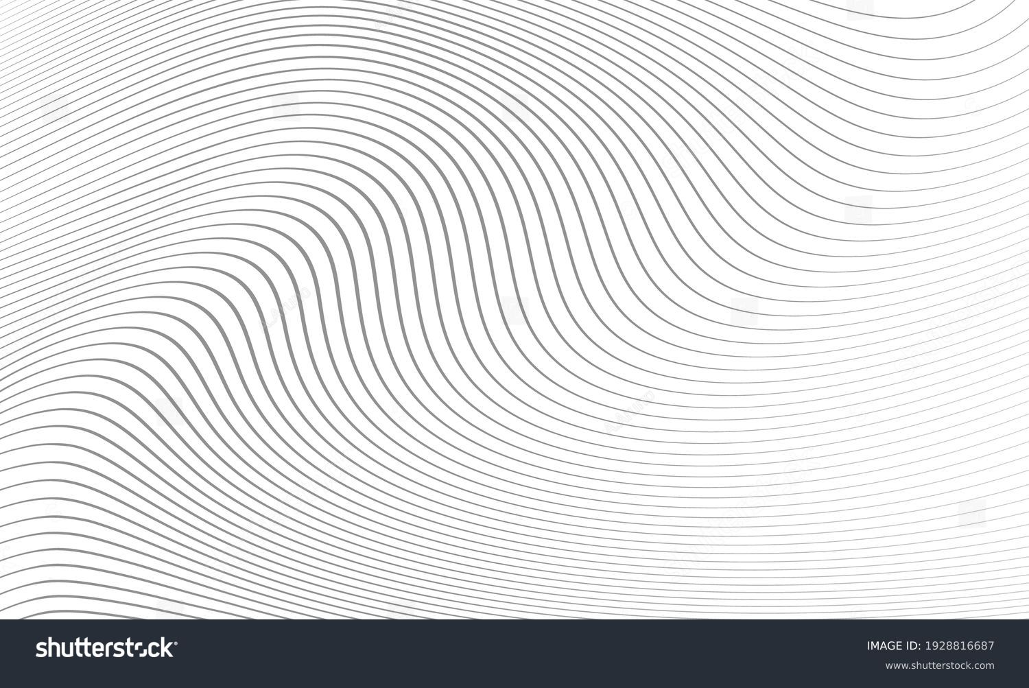 Vector Illustration of the gray pattern of lines abstract background. EPS10. #1928816687