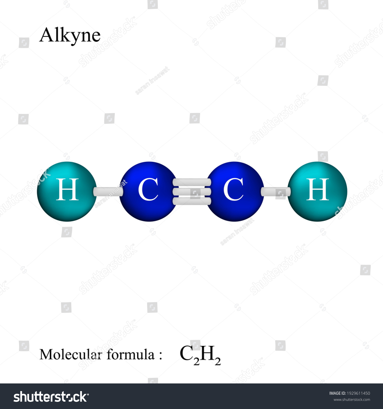 General Formula For Alkyne Lewis structural formula of Alkyne, molecular - Royalty Free Stock