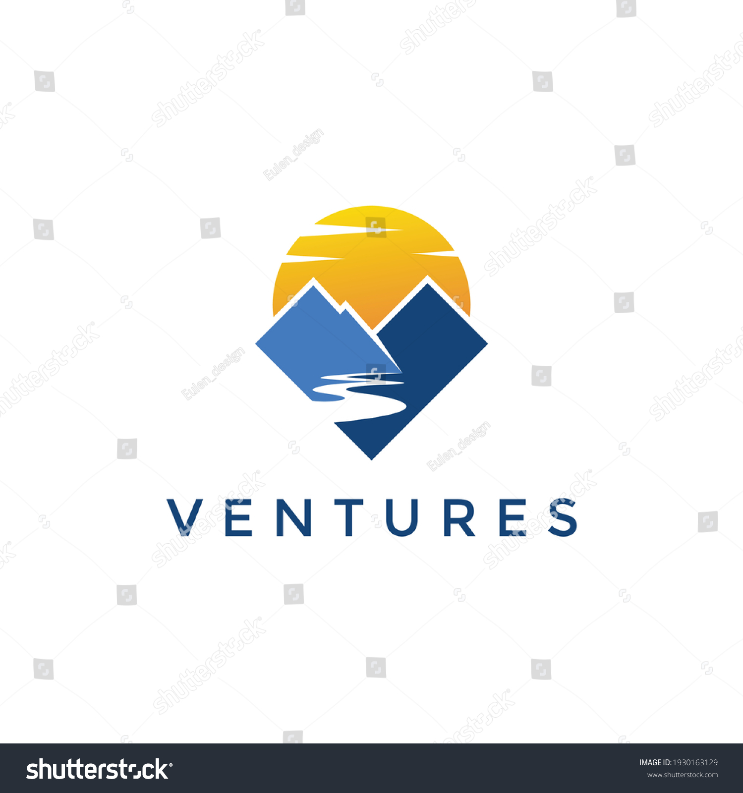 ventures logo design concept, ventures logo Royalty Free Stock Vector