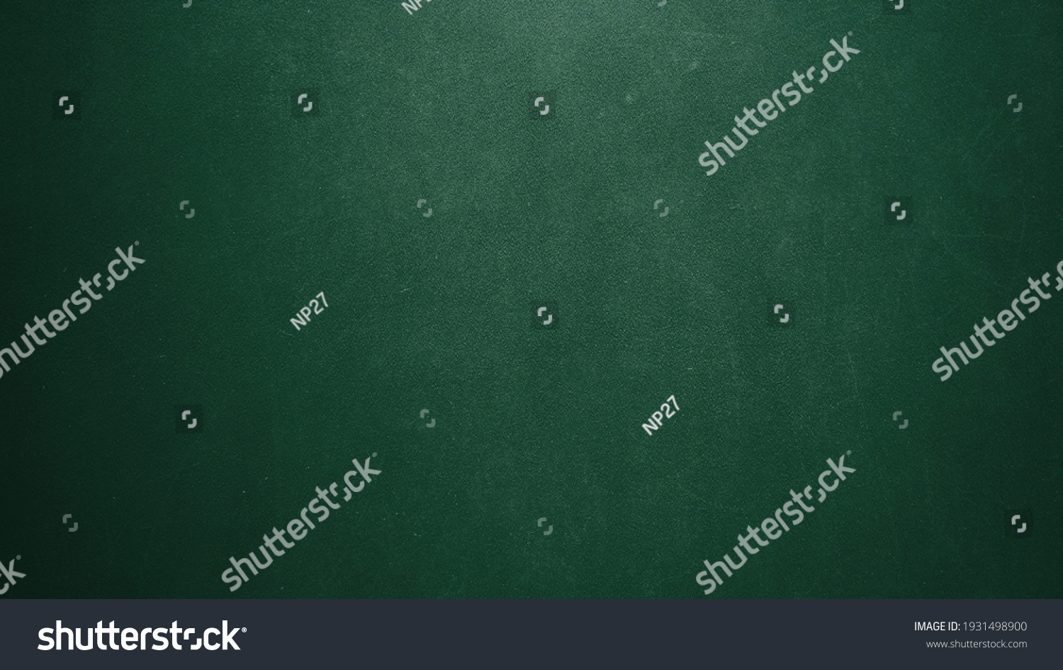 Blank green chalkboard for textured background. #1931498900
