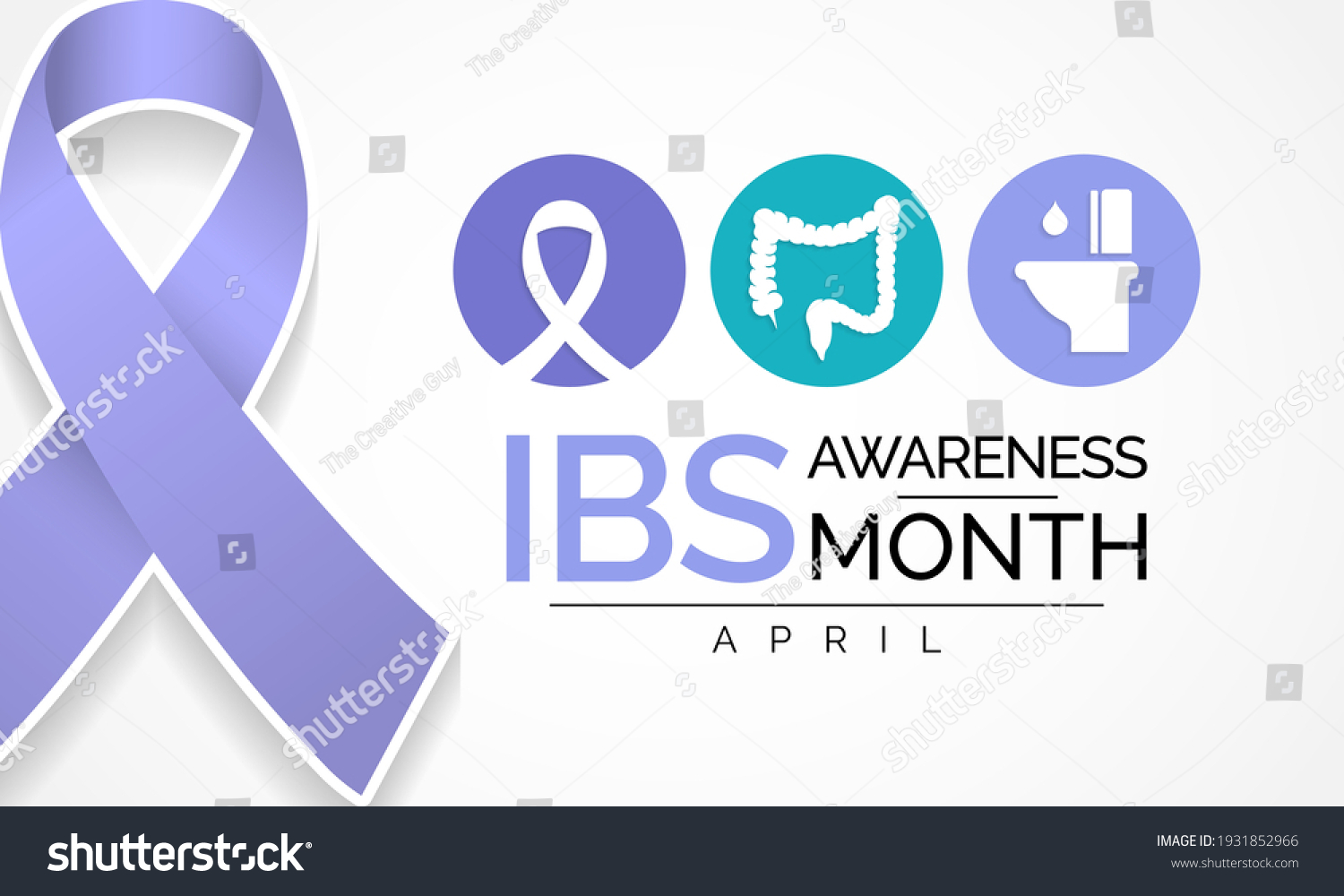 Irritable Bowel Syndrome (IBS) Awareness Month - Royalty Free Stock ...