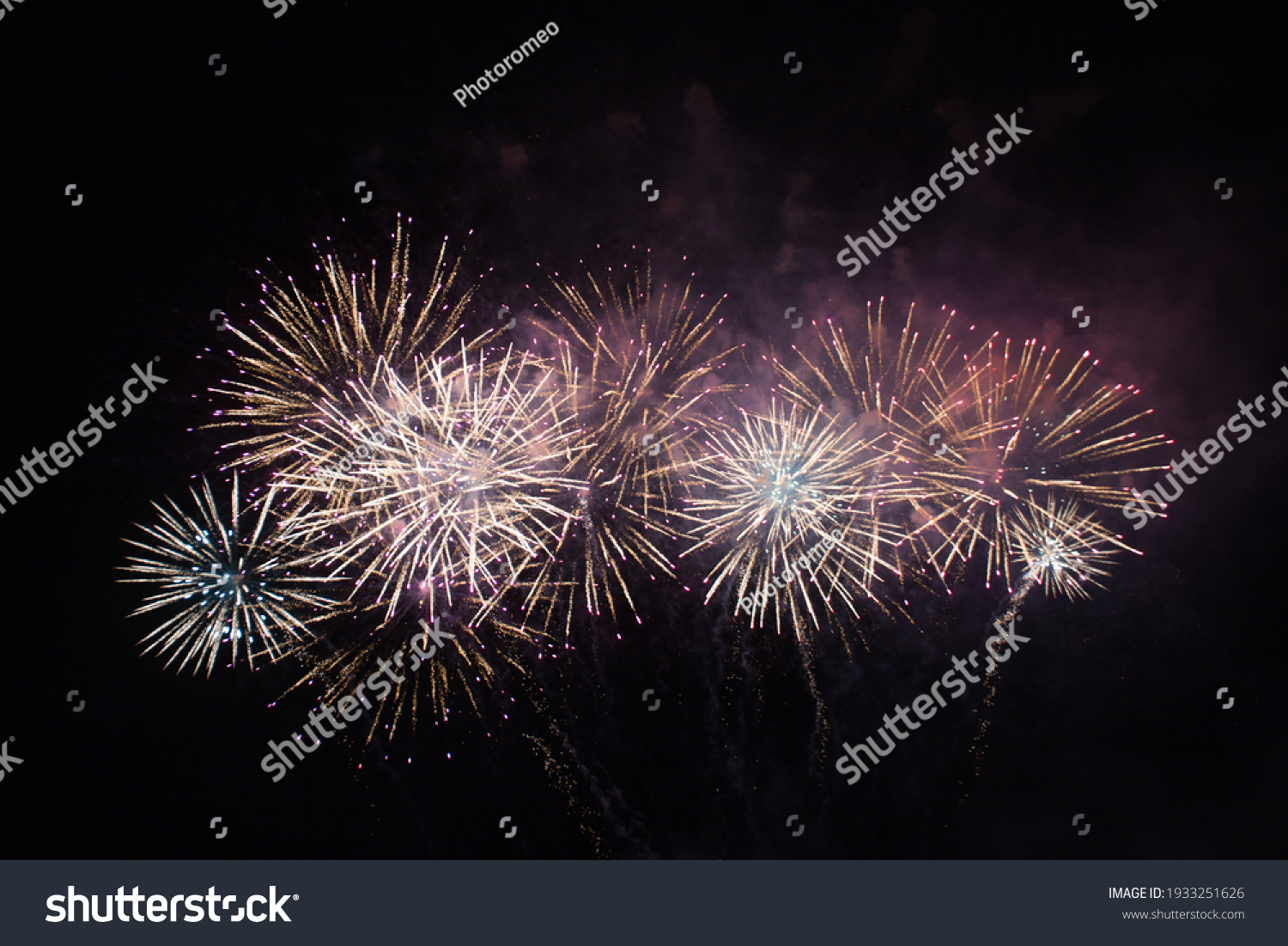Fireworks in the new year festival #1933251626