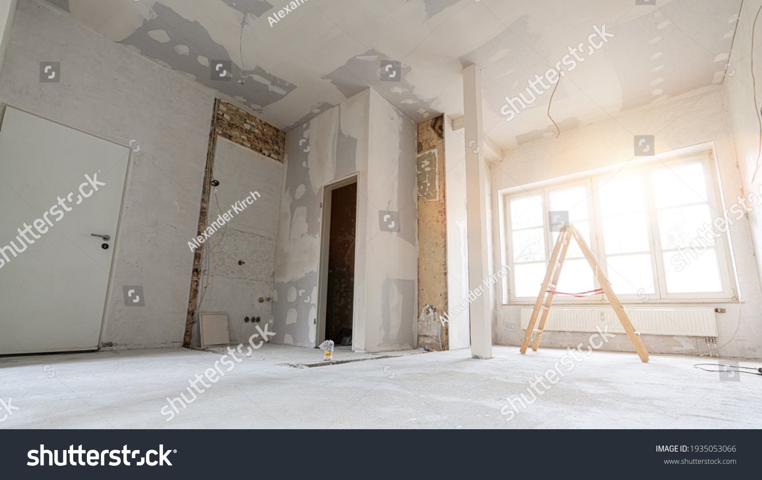 rebuilding an Old real estate apartment, prepared and ready for renovate #1935053066