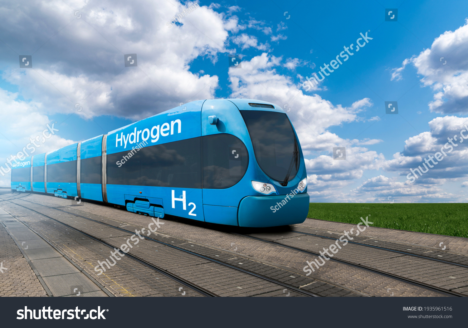 A hydrogen fuel cell train concept #1935961516