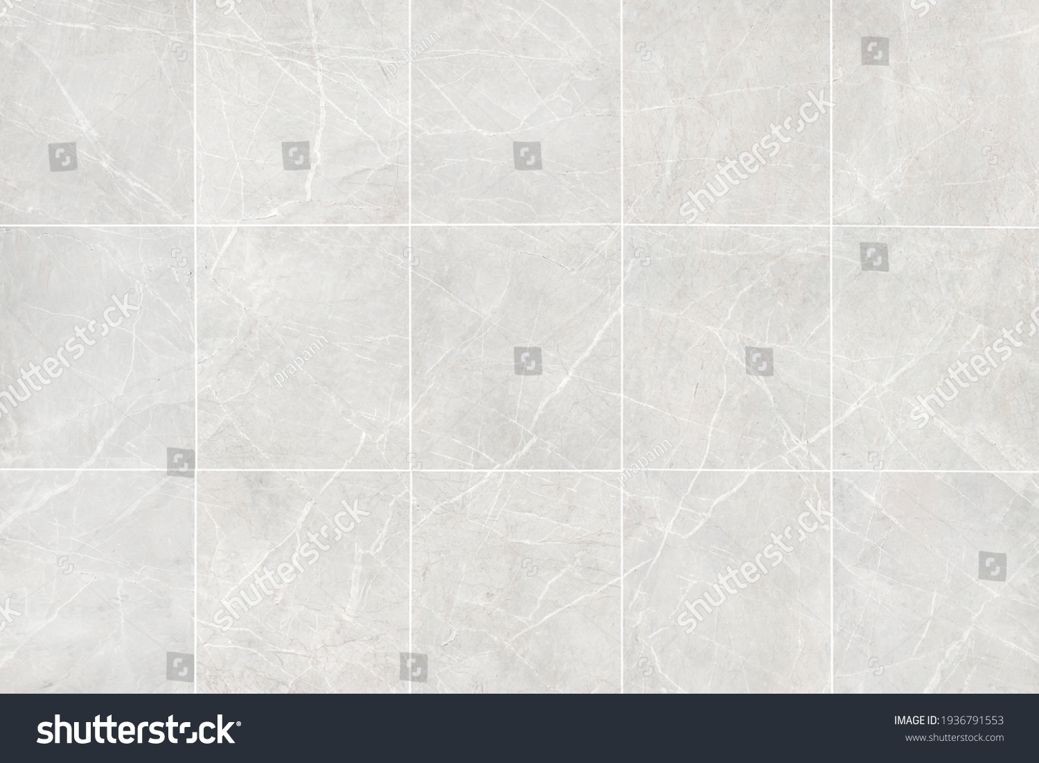 White marble texture abstract background pattern or marble tile wall. #1936791553