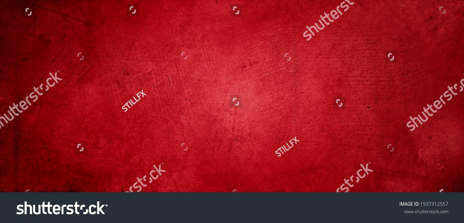 Red textured concrete wall background #1937312557
