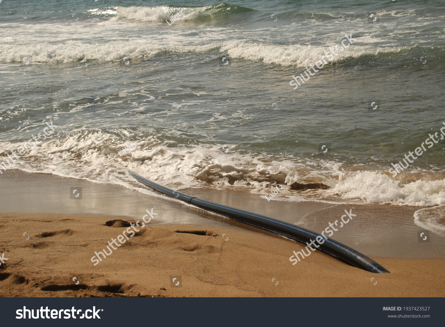 Undersea Internet cable in Atlantic shore #1937423527