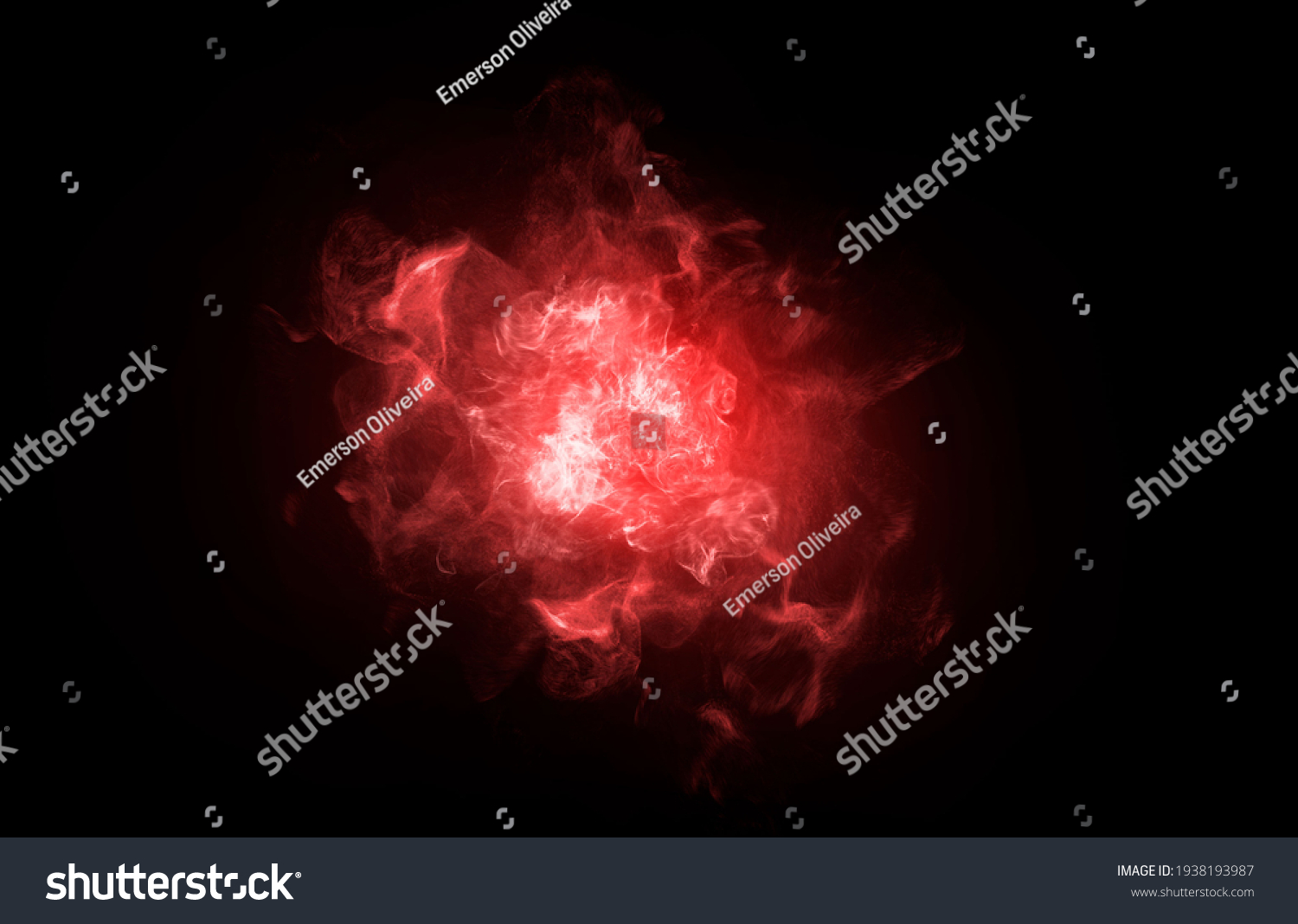 magic particles in red color with a dark background perfect for use with high quality overlay special effect #1938193987