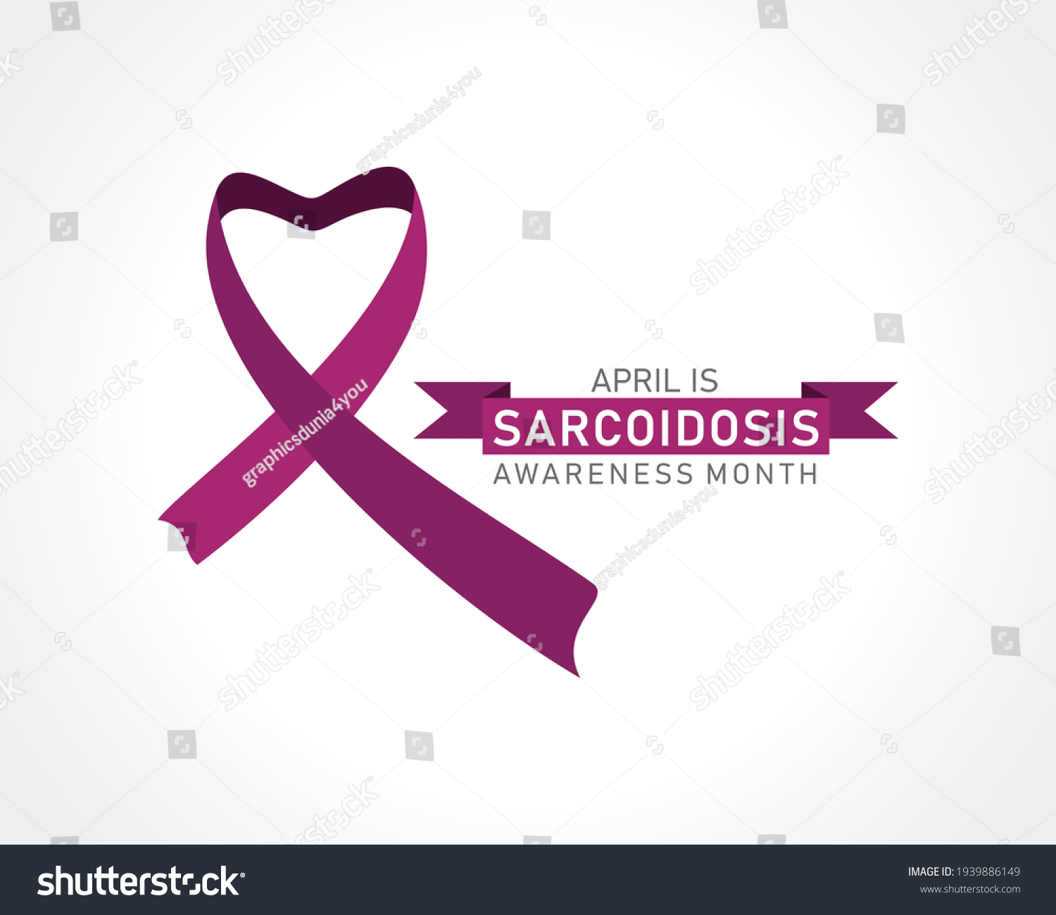 Vector Illustration of National Sarcoidosis - Royalty Free Stock Vector ...