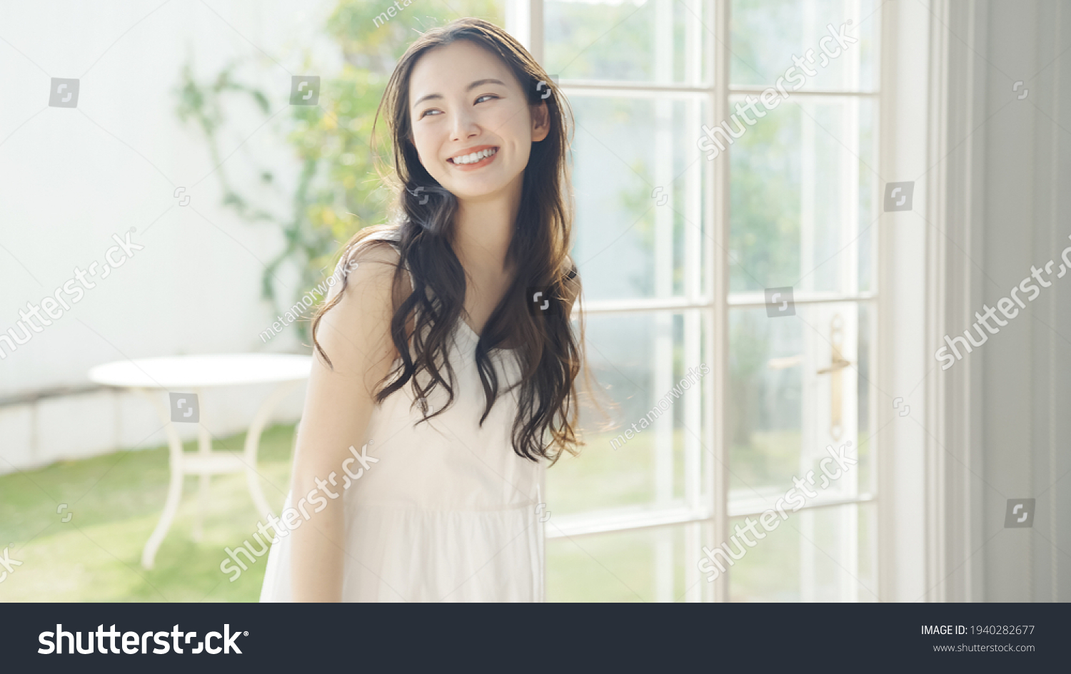 Beauty concept of young asian woman. Skin care. Body care. #1940282677