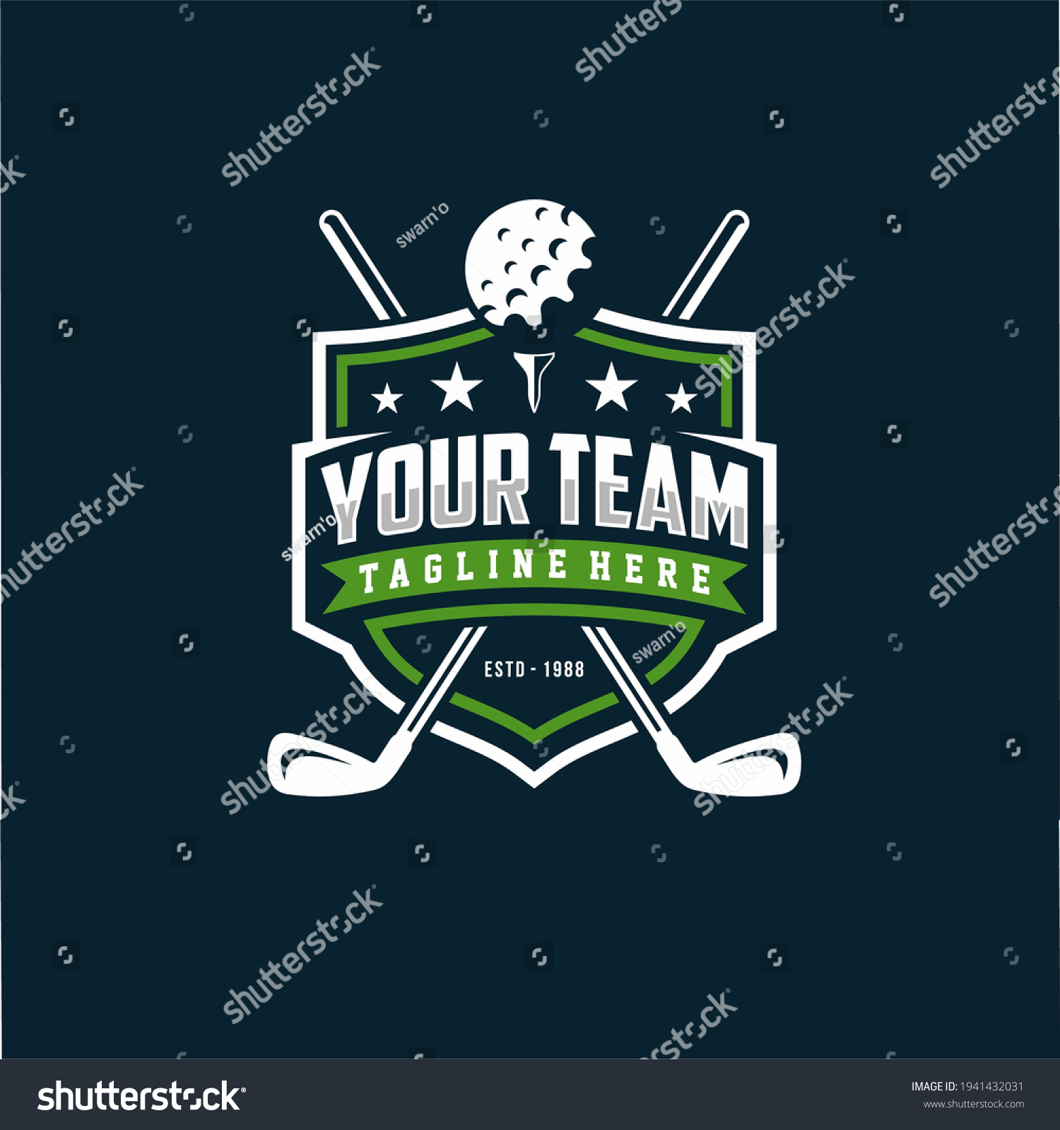 Modern professional golf template logo design for golf club #1941432031