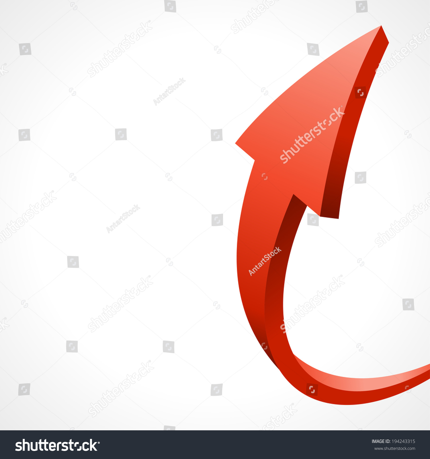 3d red arrow abstract business vector background - Royalty Free Stock ...