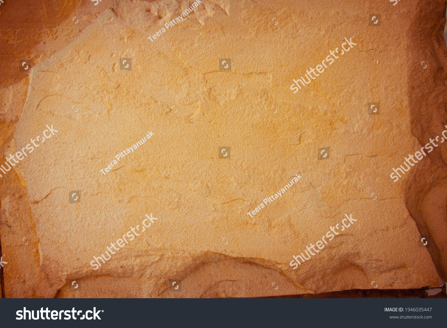 Abstract background of sandstone with light and shadow. The beauty of sandstone for the background and presentation. #1946035447