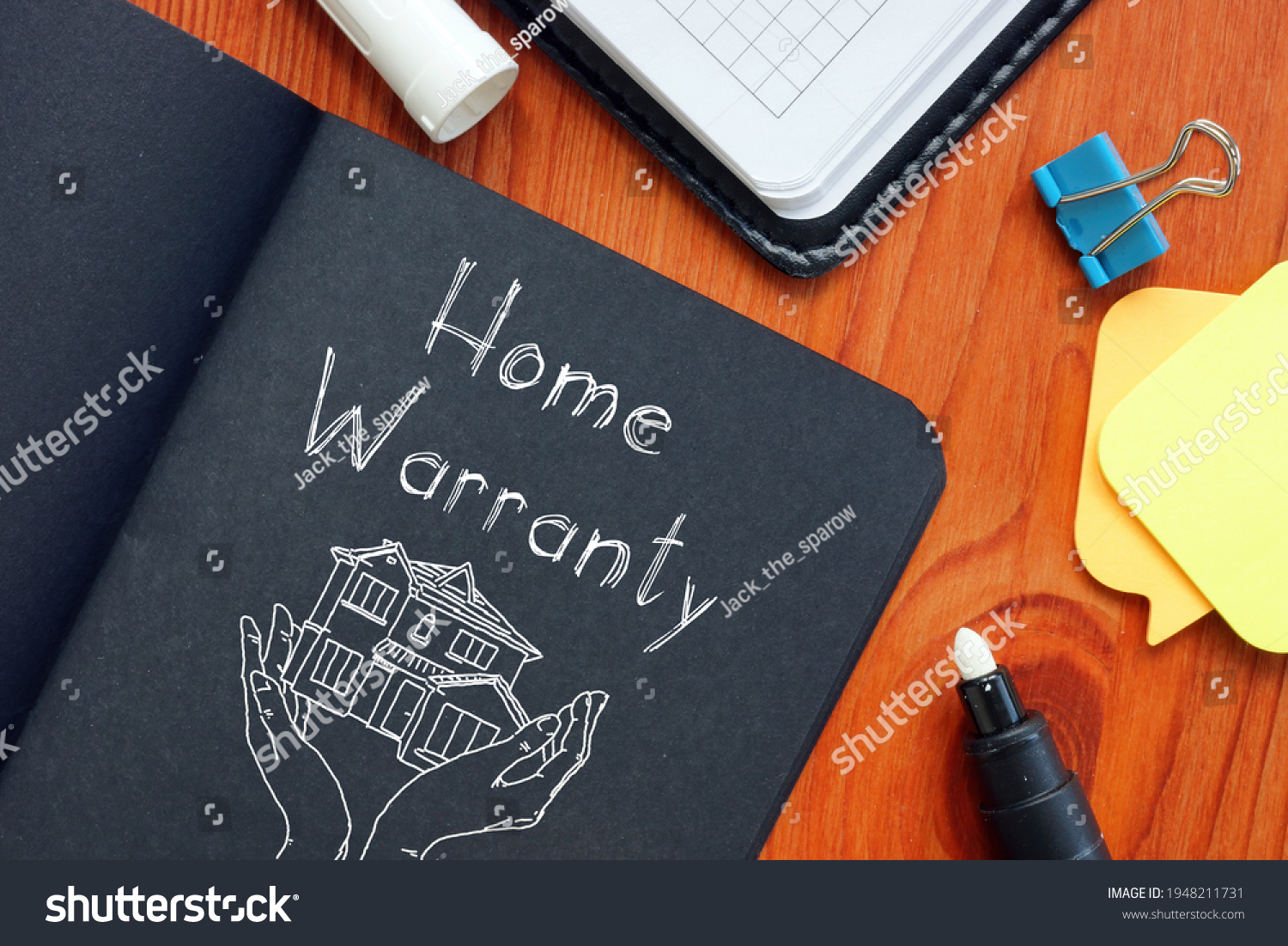 Home Warranty is shown on the photo using the text #1948211731