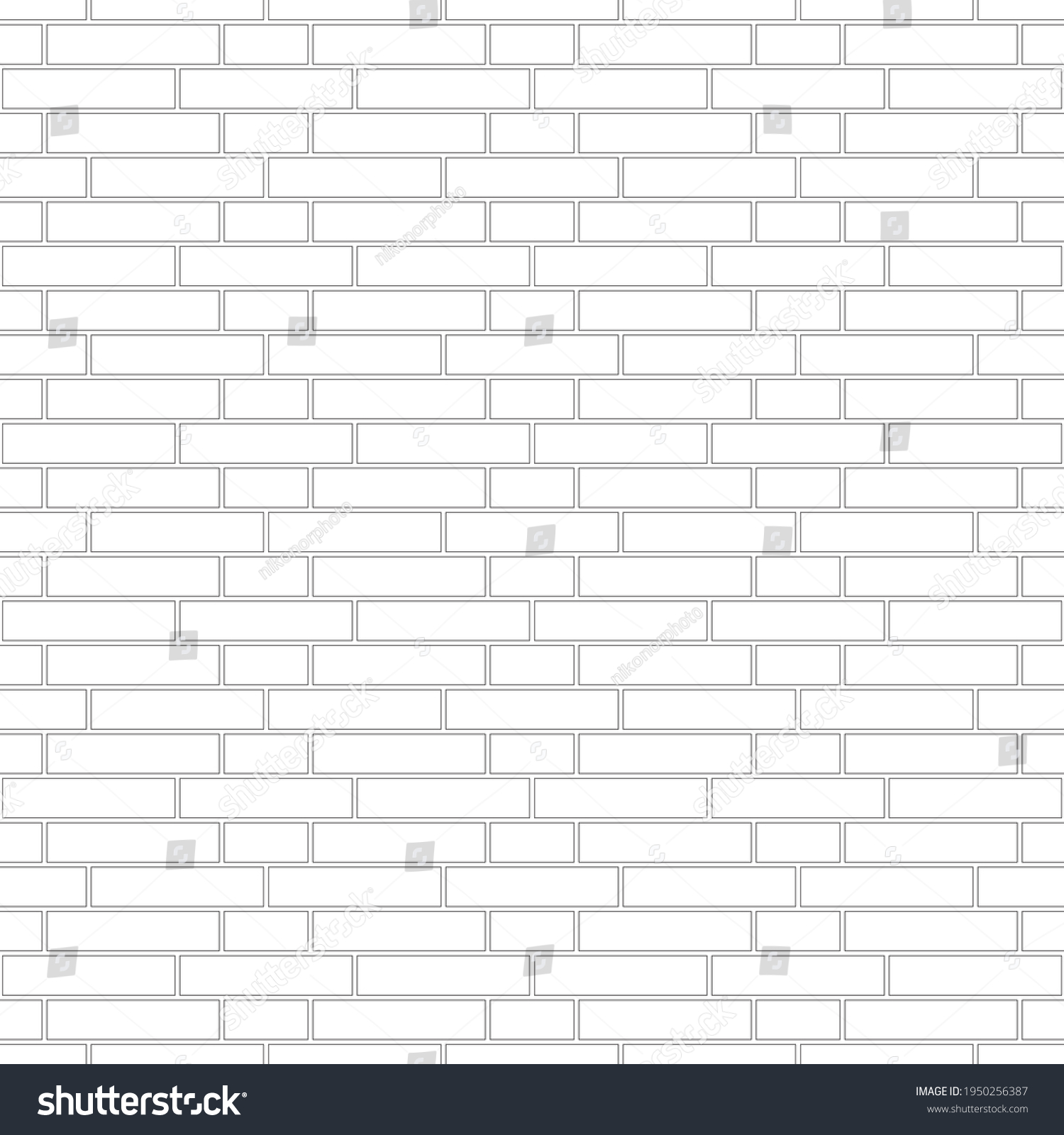 Brickwork texture seamless pattern. Simple - Royalty Free Stock Vector ...