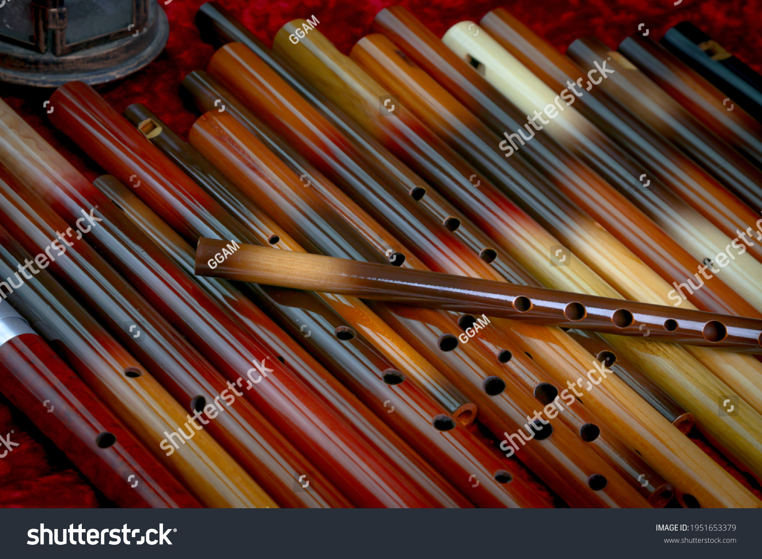 Balkan wooden hand made musical instrument flute  #1951653379