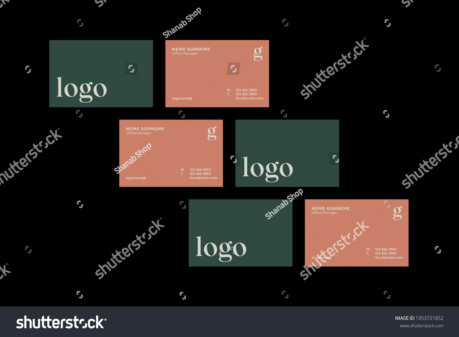 Luxury, Modern and Elegant Business Card Design template #1953721852