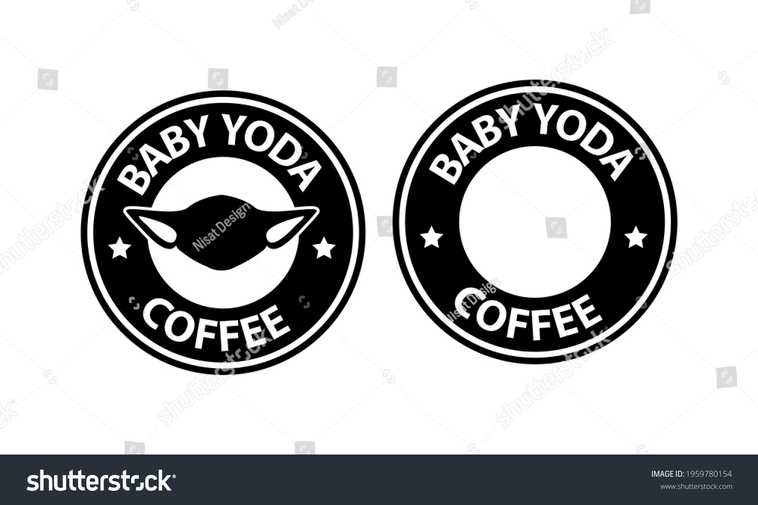 Baby Yoda Grogu Yoda Vector And Clip Art Royalty Free Stock Vector Avopix Com