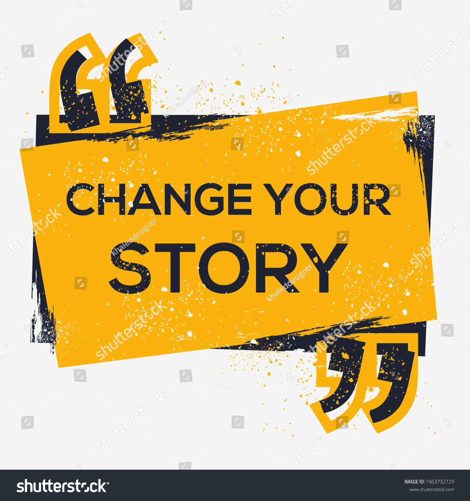 Creative Sign (change your story) design ,vector - Royalty Free Stock ...