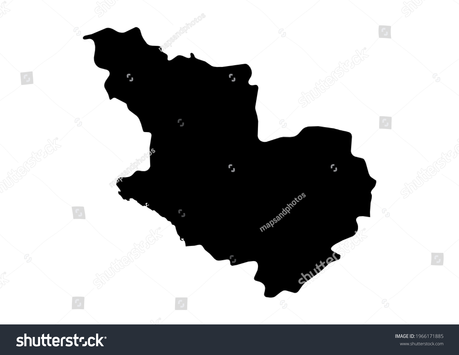 Fully Editable Detailed Vector Map Of Al Royalty Free Stock Vector