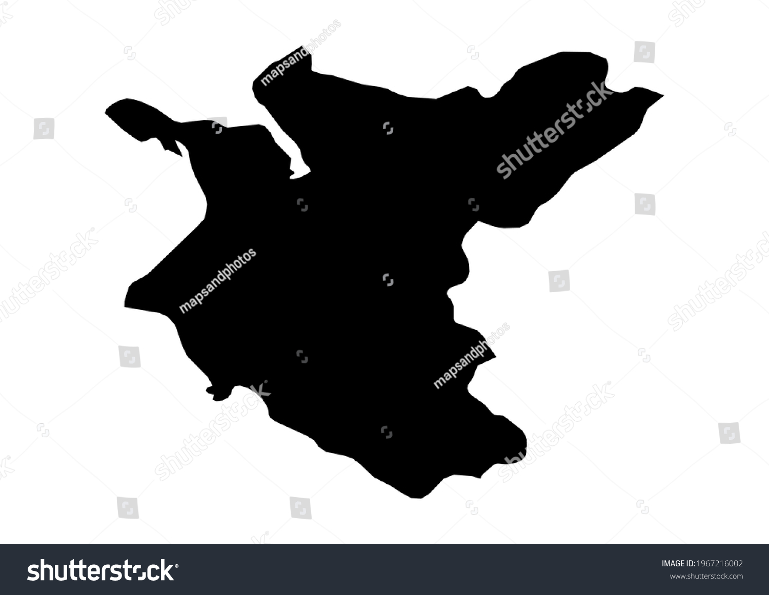 Fully editable, detailed vector map of Bheri - Royalty Free Stock ...