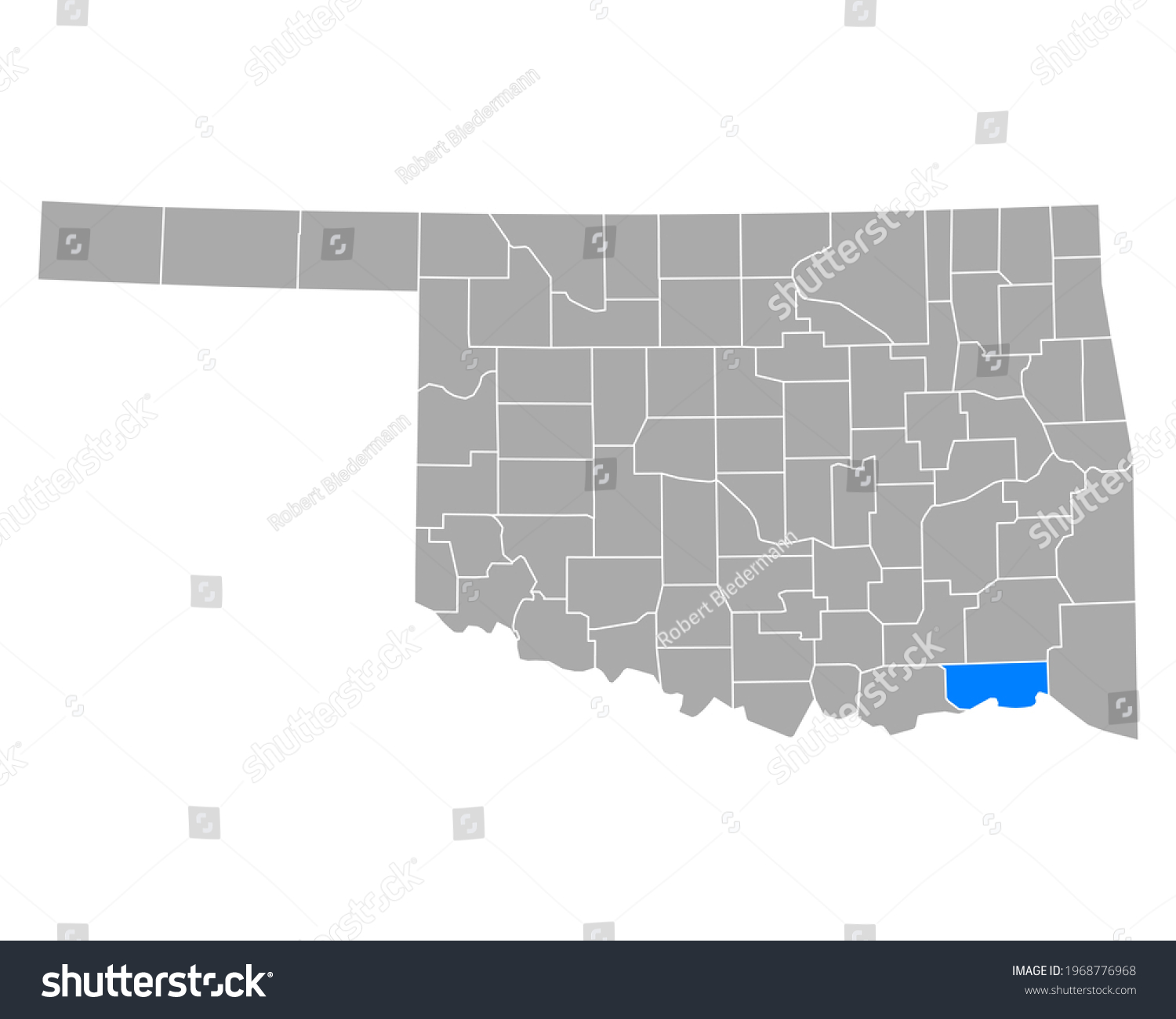 Map of Choctaw in Oklahoma on white - Royalty Free Stock Vector ...