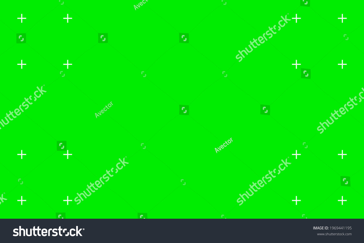 Chroma key background, greenscreen with trackers - Royalty Free Stock ...