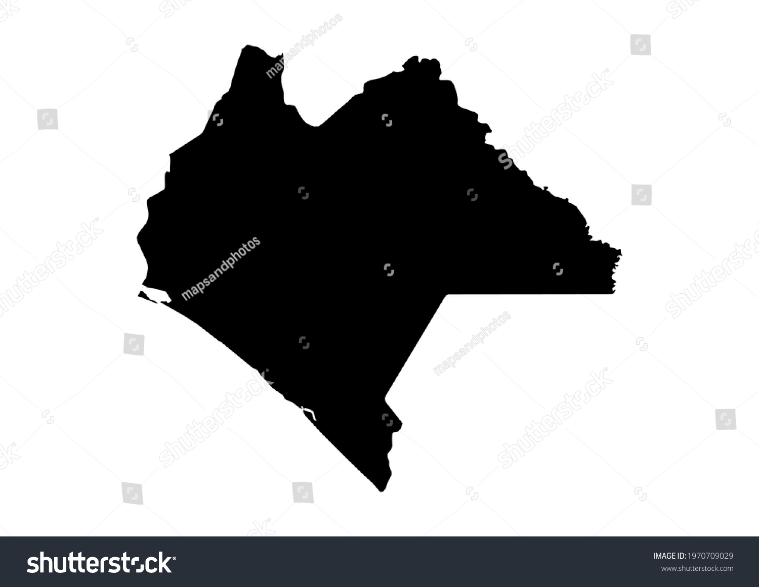 Fully Editable Detailed Vector Map Of Chiapas Royalty Free Stock Vector 1970709029 8552