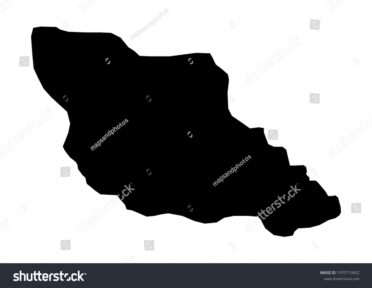 Fully editable, detailed vector map of Central - Royalty Free Stock ...