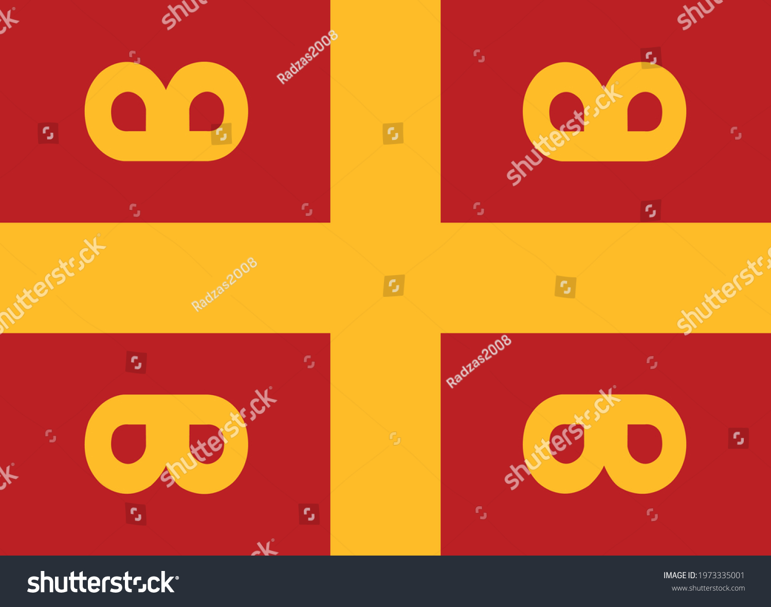 Vector image Byzantine imperial flag - Royalty Free Stock Vector ...