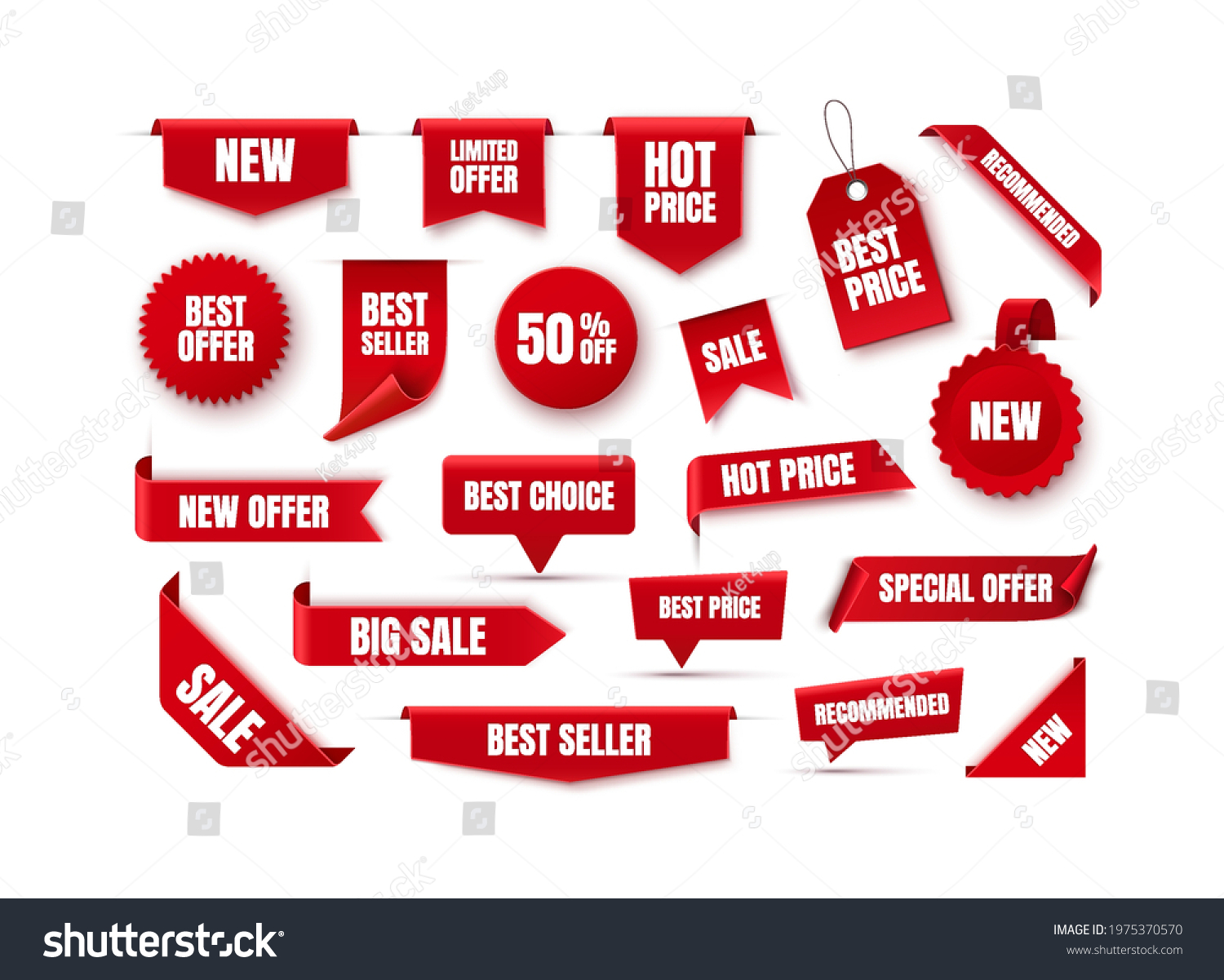 Discount Labels and Tags. New Offer Tags. Best - Royalty Free Stock ...