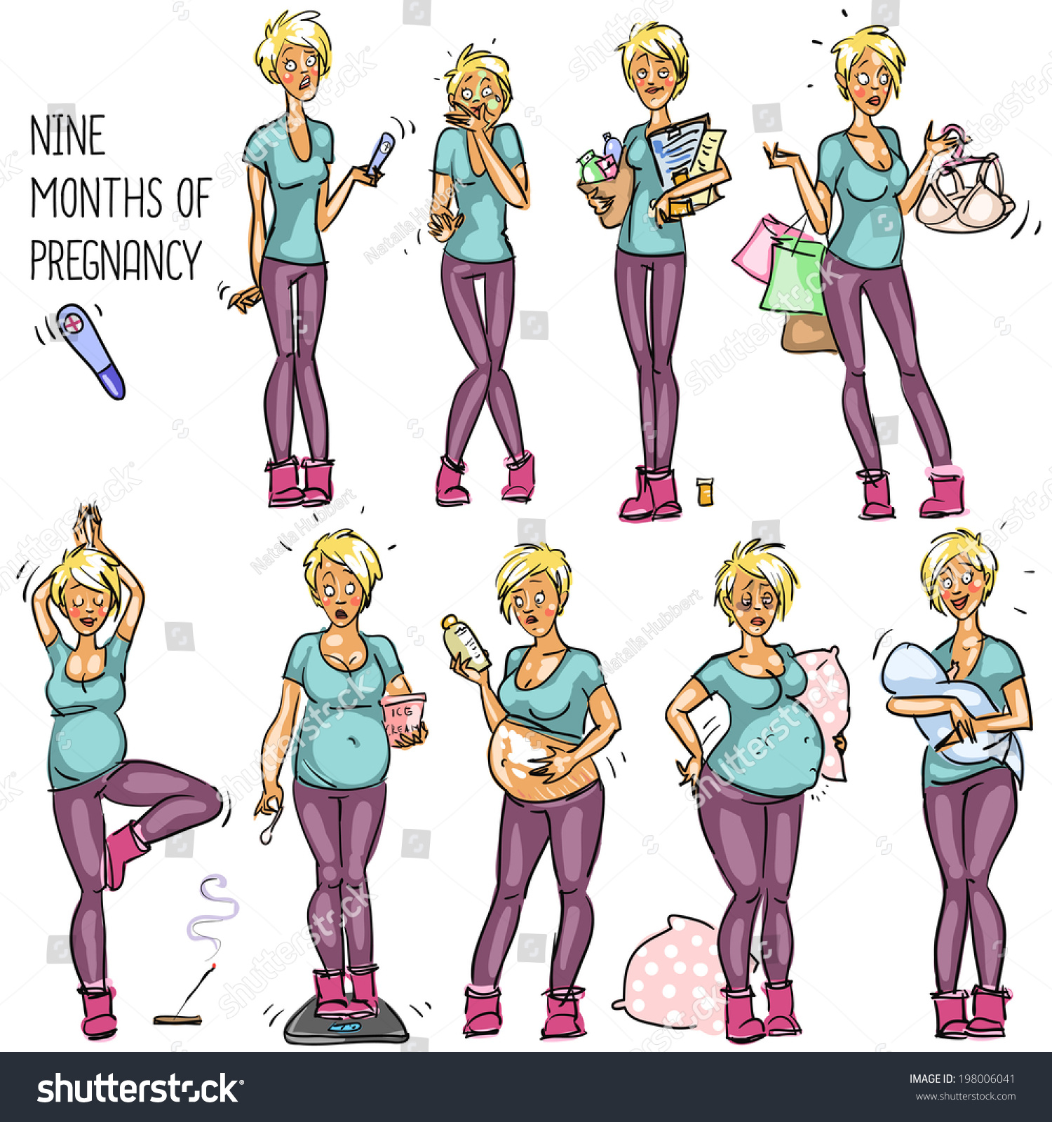 Sexy Pregnant Cartoon