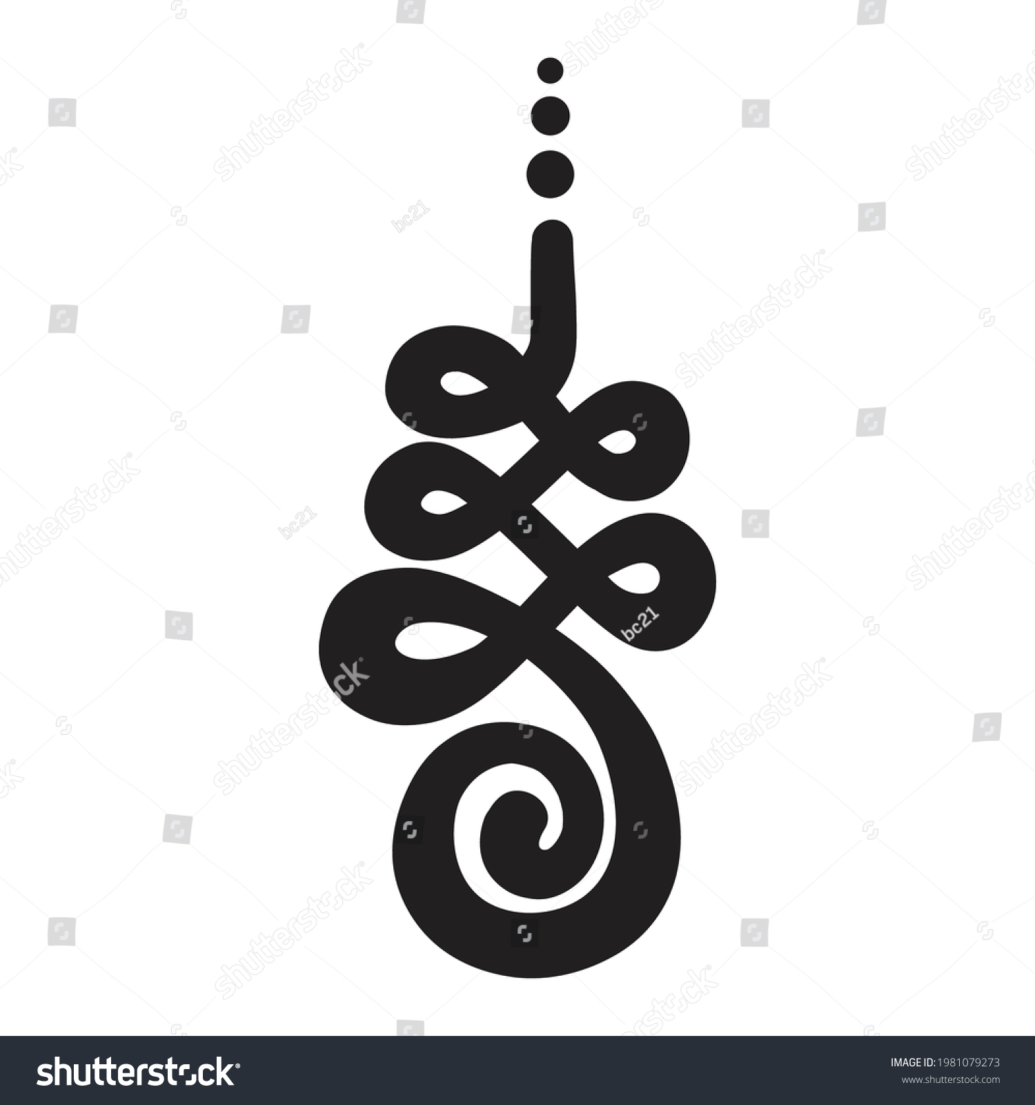 Buddhist symbol represents life’s path toward - Royalty Free Stock ...