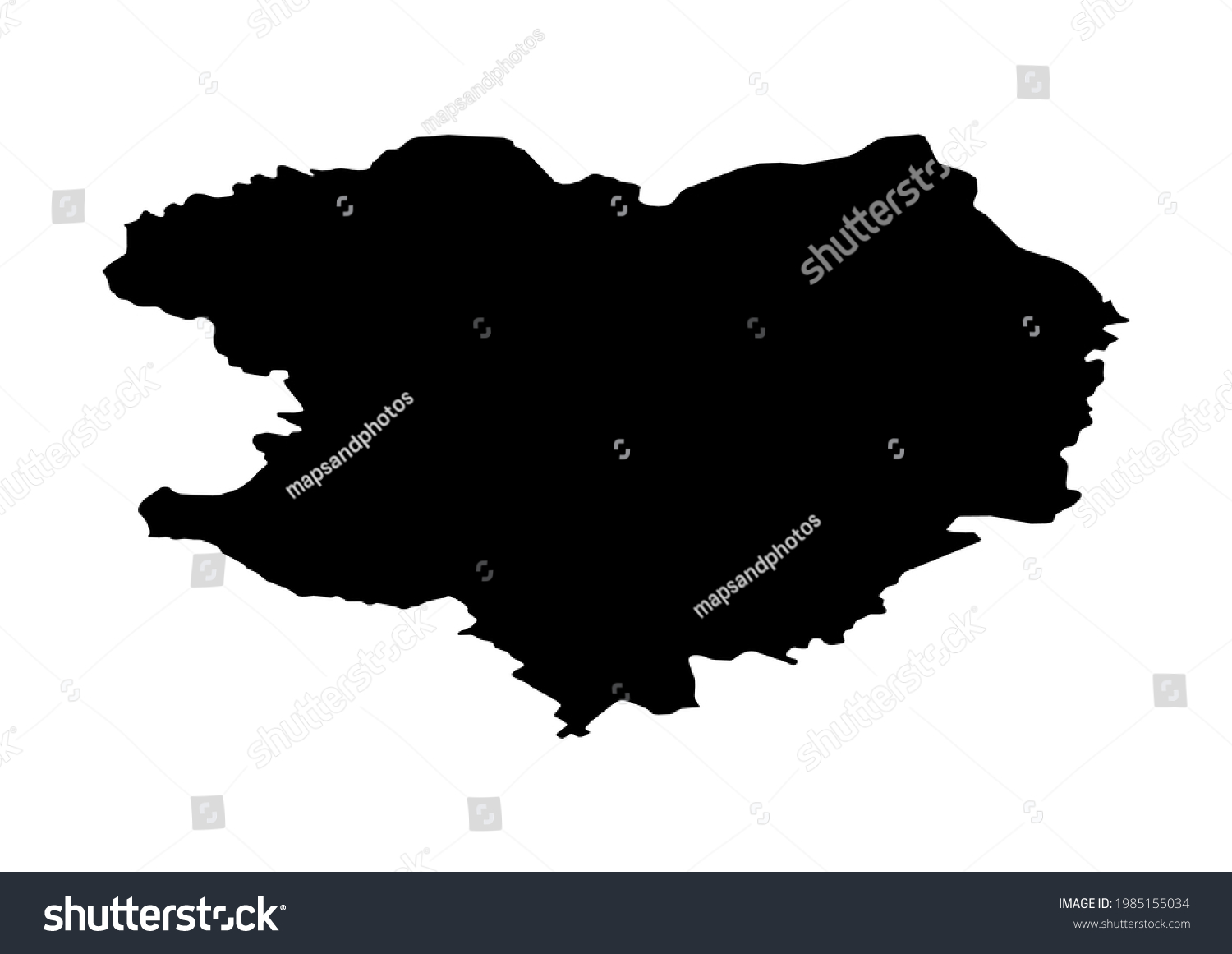 Fully editable, detailed vector map of Kharkiv - Royalty Free Stock ...