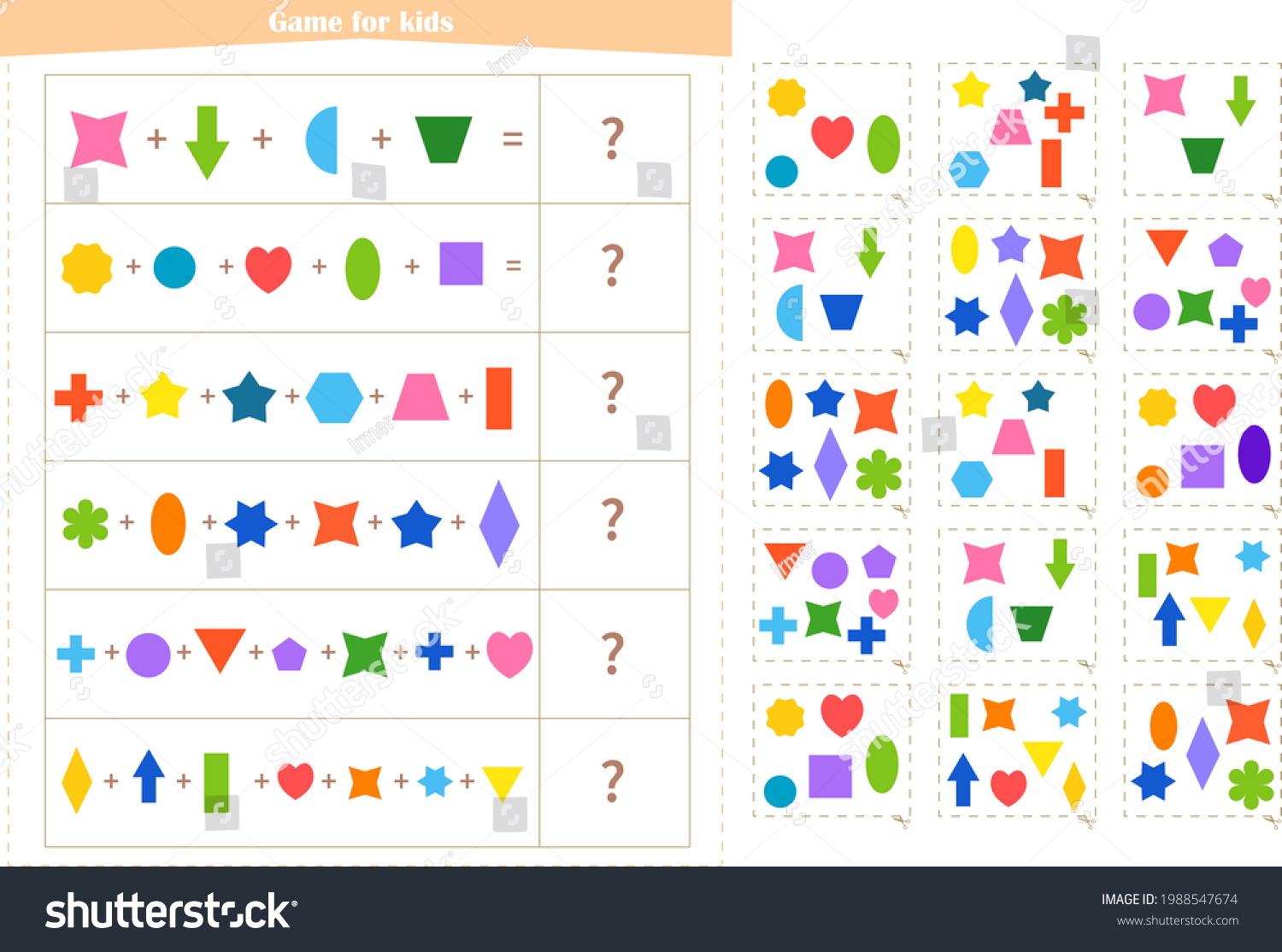 Logic game for children. Find the correct answer - Royalty Free Stock ...