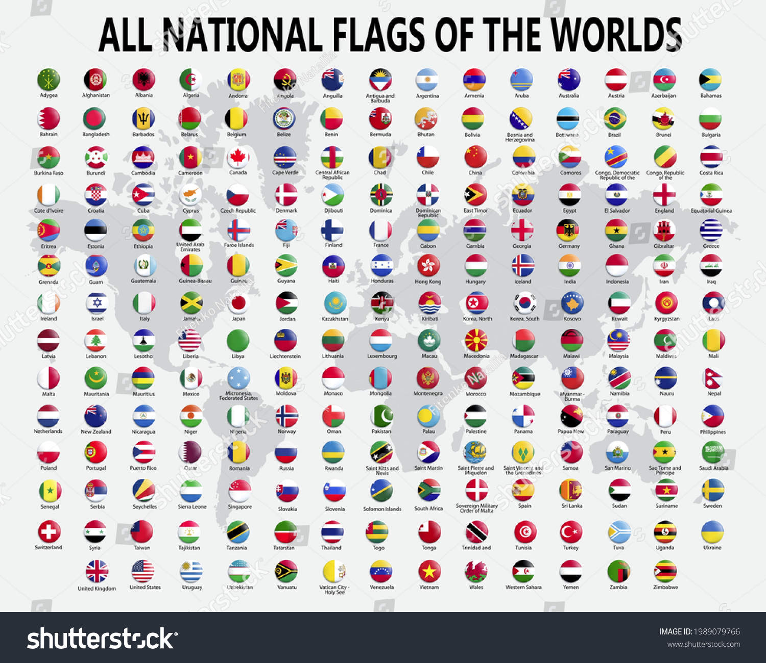 All national flags of the worlds.Flags of the - Royalty Free Stock ...