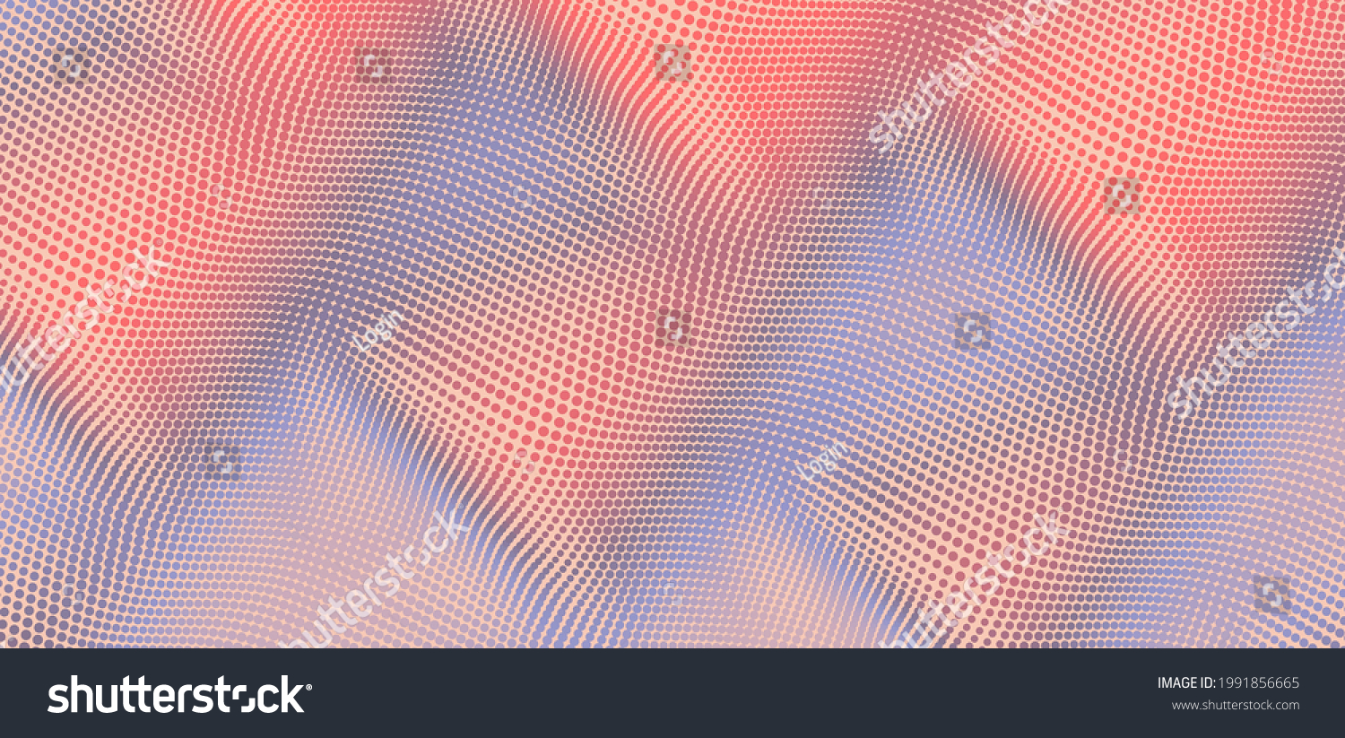 Background with convex forms. Volumetric composition with optical illusion. 3d dynamic vector illustration for cover, banner, flyer or presentation. #1991856665
