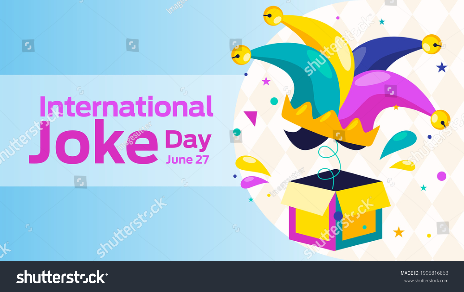 International Joke Day on july 01 business - Royalty Free Stock Vector ...