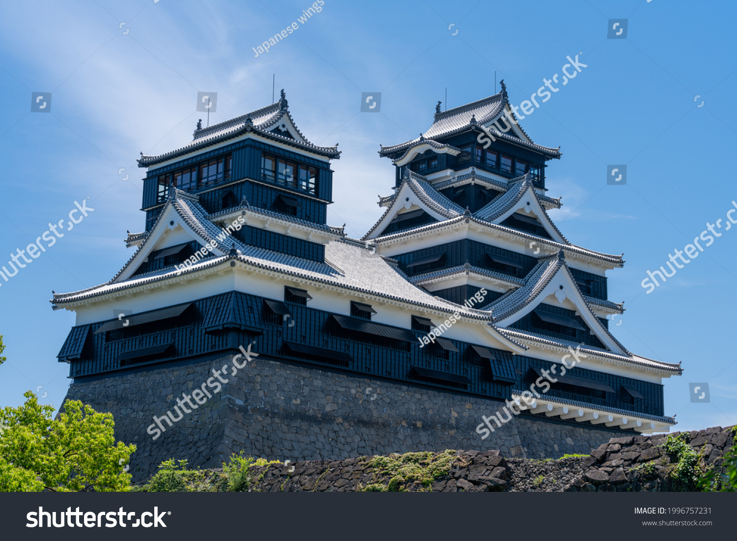 Kumamoto Castle Under Reconstruction 5 Years Royalty Free Stock Photo Avopix Com